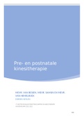 Revaki van het uro-gnaecologische stelsel - pre- en postnatale kinesitherapie