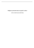 Paper for Religion, Media and Popular Culture