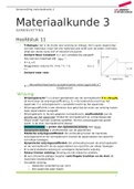 Samenvatting  Materiaalkunde 3 (MAT3) Materials Hoofdstuk 11, 12, 13, 15, 16 en 17