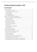 Samenvatting Industriële productie (zesde druk), ISBN: 9789024408245  Productietechnieken 345 (PTEC345) Hoofdstuk 11, 13 en 14