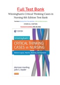 Winningham’s Critical Thinking Cases in Nursing 6th Edition Test Bank