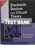TEST BANK FOR Electronic Devices And Circuit Theory 10th Edition By Robert L.Boylestead By Louis Nashelsky 