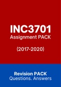 INC3701 - Assignment PACK (2017-2020) 