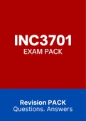 INC3701 - EXAM PACK (2022)