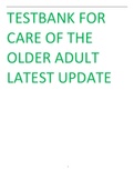 CARE OF THE ELDERLY C475 care of the elderly c475 