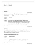 BUSI 240 Quiz 6 (Latest 4 Versions), Verified and Correct Answers, Liberty University