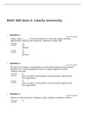 BUSI 300 Week 4, QUIZ 3 (Set 7), Verified and Correct answers, Liberty University