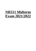 NR511 Midterm Exam 2021/2022