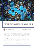 Dealing with crawlers (report)