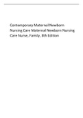 Contemporary Maternal Newborn Nursing Care Maternal Newborn Nursing Care Nurse, Family, 8th