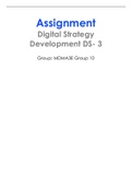 Uitwerking Digital Strategy  Development