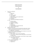Class notes Principles Of Natural Resource Tourism Chapters 1 +3