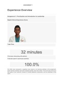 Assignment 1&lowbar; Prioritization and Introduction to Leadership Results