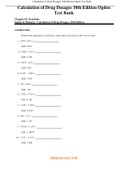 Calculation of Drug Dosages 10th Edition Ogden Test Bank  Q/A  PDF