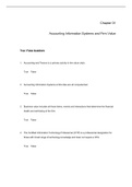 Accounting Information Systems - Complete Test test bank - exam questions - quizzes (updated 2022)