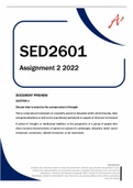 SED2601 Assignment 2 2022