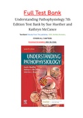 Understanding Pathophysiology 7th Edition Huether Test Bank 