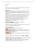 Aue2601 Module Summary - with highlighted text