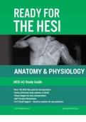HESI_A2_Anatomy_and_Physiology_Study_Guide_BOOK ALL SOLUTIONS SOLVED LATEST 2022 SPRING GUARANTEED GRADE A+ 100%