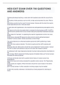 HESI EXIT EXAM OVER 700 QUESTIONS AND ANSWERS