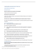 NURS 301&semi; vSim Health Assessment Case 3&colon; Sara Lin&semi; New Complete Solution&comma; Nevada State&period;