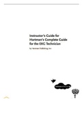 Instructor’s Guide and TEST BANK for Hartman’s Complete Guide for the EKG Technician. Contains all 10 Chapter (Questions and Answers). 387 Pages.