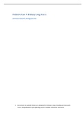 NUR 246 Pediatric Case 7 Brittany Long &lpar;Core&rpar;- Documentation Assignments