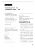 Administrative Law, DeLeo Jr - Solutions, summaries, and outlines.  2022 updated