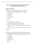 Adolescence, McMahan - Complete Test test bank - exam questions - quizzes (updated 2022)