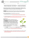 BIO 101 _ Fast Plants​ 1 – Growth and GeneticsGizmos_2021 Student Exploration Fast Plants​