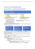 Summary  Healthcare Purchasing & Supply Chain (EBM193B05)