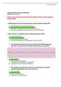 ACLS EXAM VERSION B COMPLETE QUESTIONS AND ANSWERS  2021 (GRADED A+)