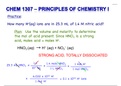 Chem1307-002 Chapter 4 Reactions Notes