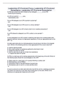 &lpar;answered&rpar; Leadership ATI Proctored Focus&comma; Leadership ATI Proctored Remediation&comma; Leadership ATI Proctored Remediation