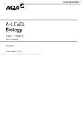 AQA A LEVEL BIOLOGY PAPER 1 2021