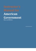 American Government Roots and Reform, 2012 Election Edition - Solutions, summaries, and outlines.  2022 updated