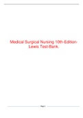 Medical&lowbar;Surgical&lowbar;Nursing&lowbar;10th&lowbar;Edition&lowbar;Lewis&lowbar;Test&lowbar;Bank