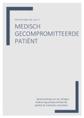Samenvatting De medisch gecompromitteerde pati&euml;nt