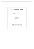 ECS1501 Economics IA Study Guide 2022