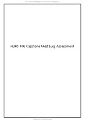 NURS 406 Capstone Med Surg Assessment 2021