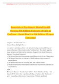 NURS CRITICAL CEssentials of Psychiatric Mental Health Nursing 8th Edition Concepts of Care in Evidence - Based Pra