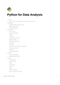 Python for data analysts