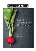 Lutz’s Nutrition and Diet Therapy 7th Edition Mazur Litch Test Bank ISBN: 9780803668140