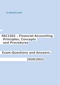 Fac1502 Exam Pack
