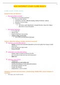 HESI MATERNITY STUDY GUIDE EXAM 2