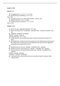 Managerial Accounting Chapter 11 Homework Answers
