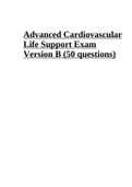 Advanced Cardiovascular Life Support Exam Version B &lpar;50 questions&rpar;