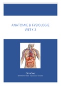 Samenvatting Anatomie & Fysiologie Week 3