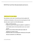 NR 505 Week 5 and Week 6 Discussion Question and Answers | Highly RATED Paper | Download To Score An A