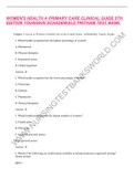 Womens Health A Primary Care Clinical Guide 5th Edition Youngkin Schadewald Pritham Test Bank&period;